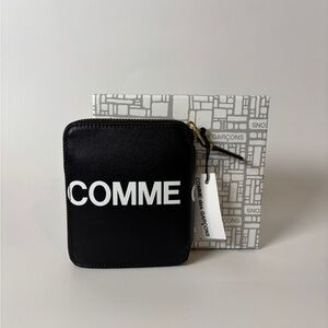 Comme des Garçons Huge Logo Series Black & White Wallet